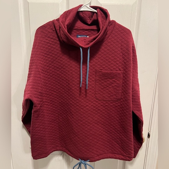 🔵 26) United by Blue Quilted Funnel Neck Pullover NWT size MEDIUM - Picture 8 of 11